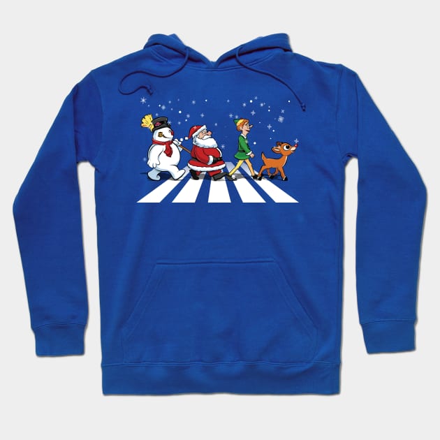 Christmas Road Hoodie by amodesigns